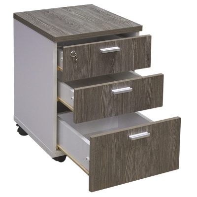 Hộc bàn di động APM3D | Tủ nhỏ 3 ngăn kéo, có khóa an toàn