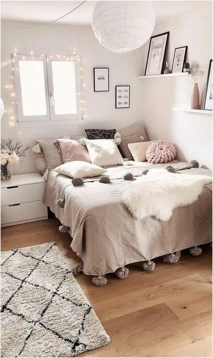 thiết kế phòng ngủ nhỏ cho nữ đơn giản mà đẹp