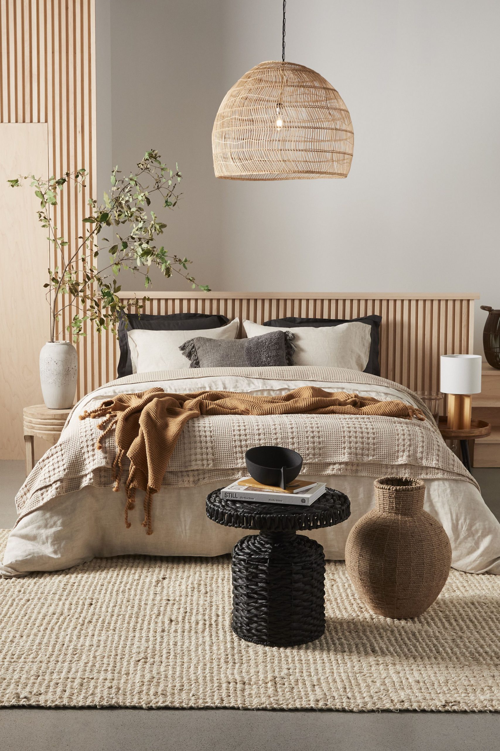 trang trí phòng ngủ đơn giản phong cách Nhật