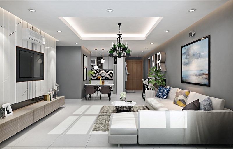 Thiết kế nội thất chung cư FLC Hà Đông nhà Mrs.Thủy - Xây Dựng Nhà Xinh