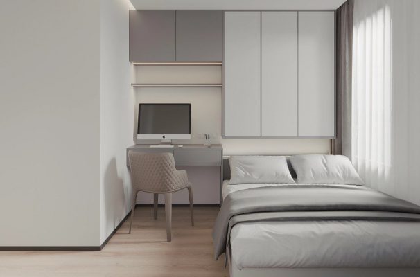 thiết kế phòng ngủ 8m2