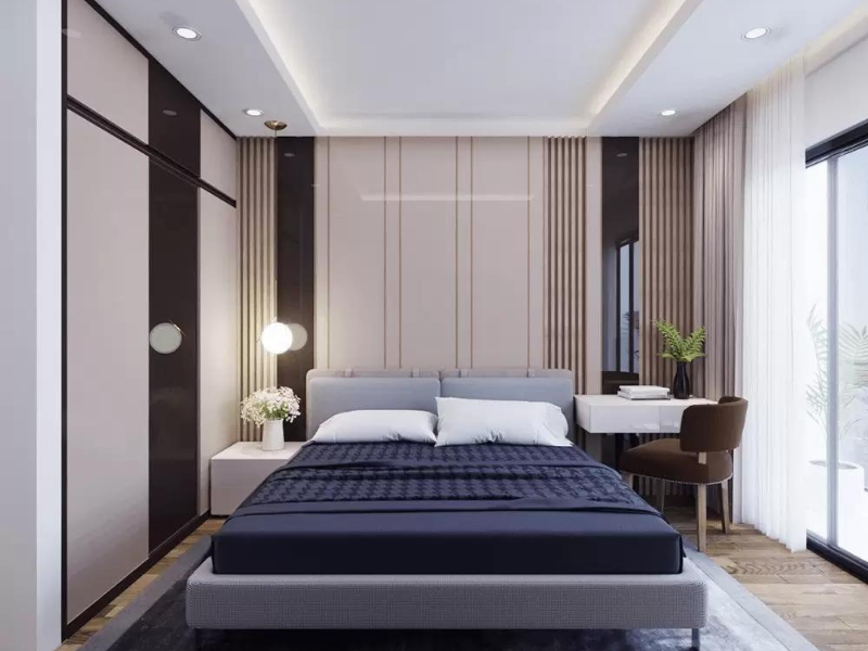 bố trí phòng ngủ 10m2